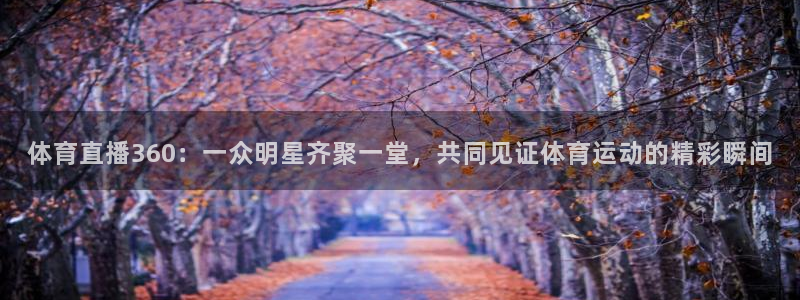 体育直播360：一众明星齐聚一堂，共同见证体育运动的精彩瞬间