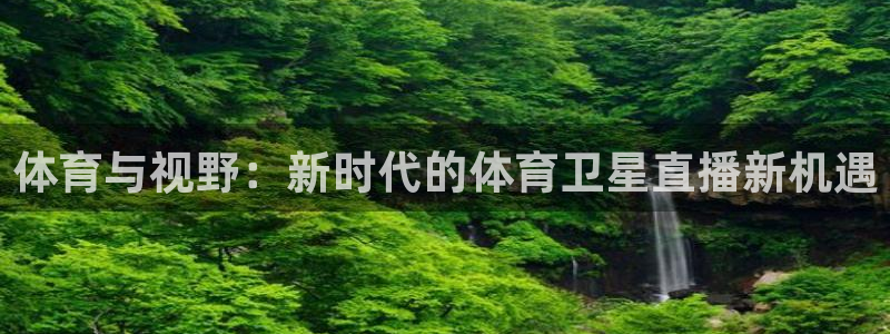 体育与视野：新时代的体育卫星直播新机遇